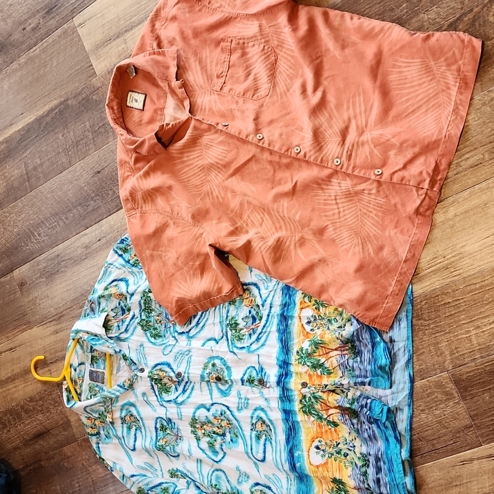 Lot Men's Summer Shirts Hawaiian & Silk Jamaica jaxx ocean current